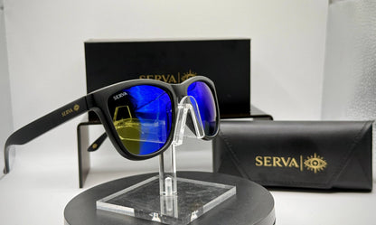 SERVA Buff Polarized Blue