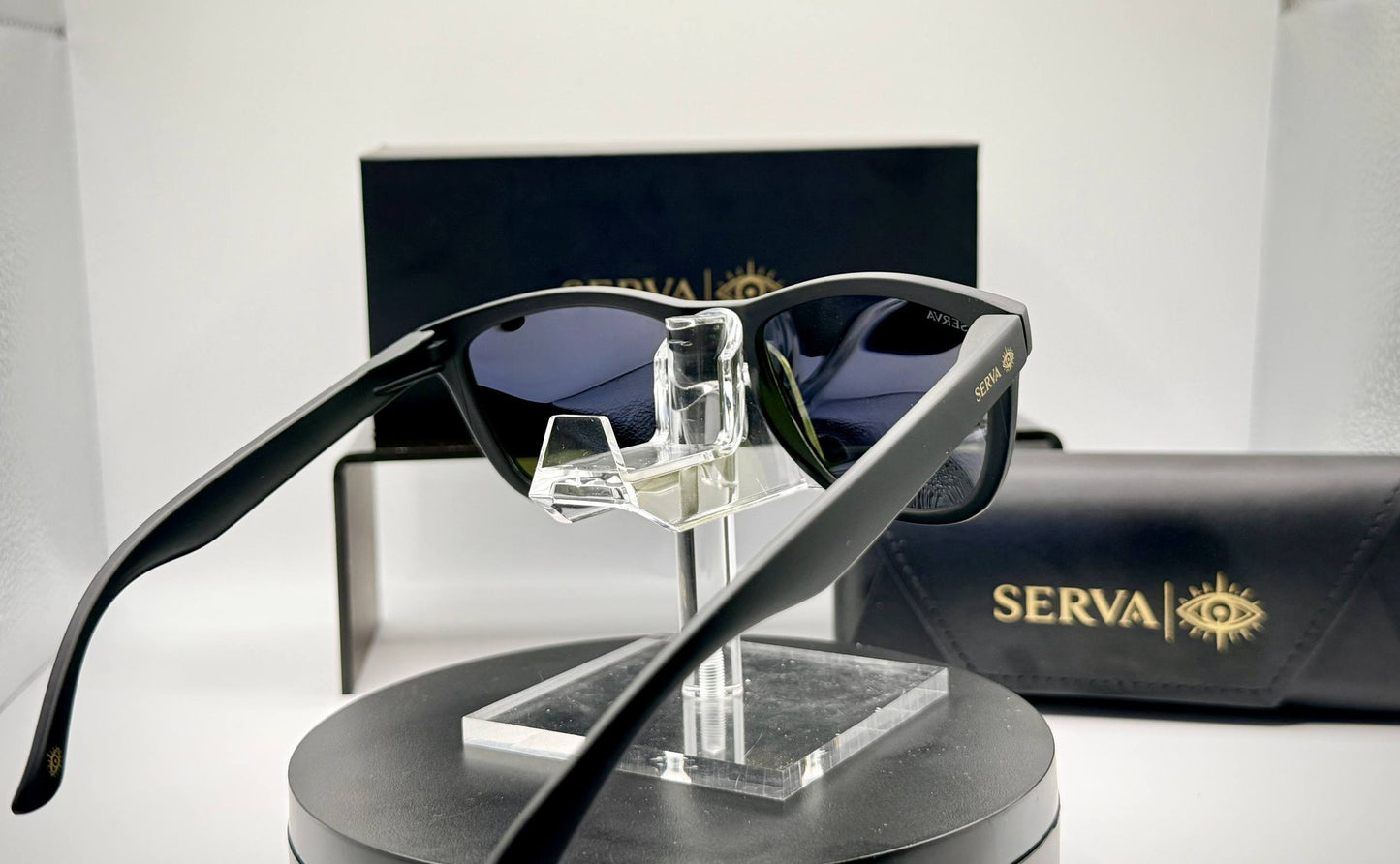 SERVA Buff Polarized Blue