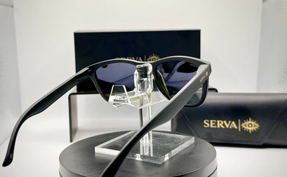SERVA Buff Polarized Blue