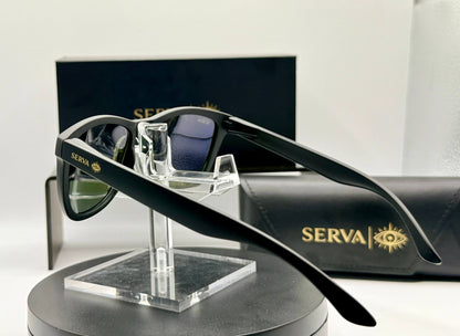 SERVA Buff Polarized Blue
