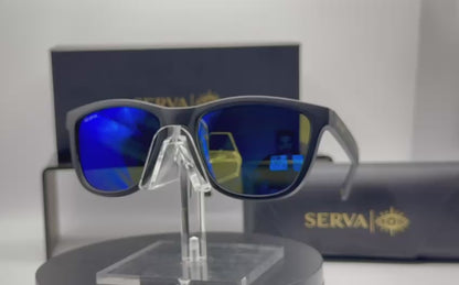 SERVA Buff Polarized Blue